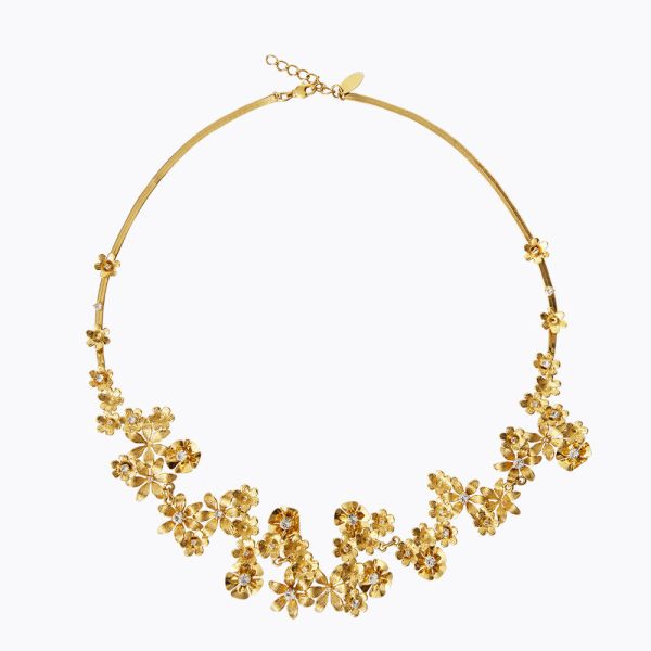 Laurel necklace - gold 