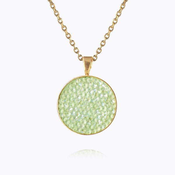 Chloe Necklace - gold chrysolite