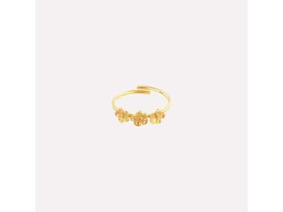 MESH - Lil Flowers Ring (Forgylt)