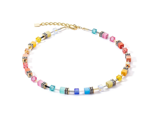 GEOCUBE Necklace Iconic Classic Multicolour Gold