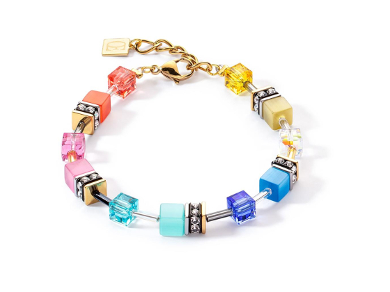 GEOCUBE Bracelet Iconic Classic Multicolour Gold