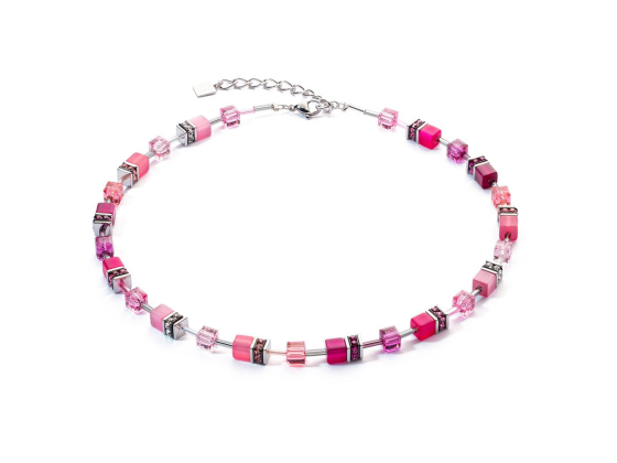 GEOCUBE Necklace Iconic Viva Magenta