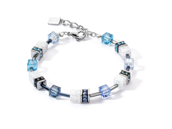 GEOCUBE Bracelet Iconic Nature Blue & White