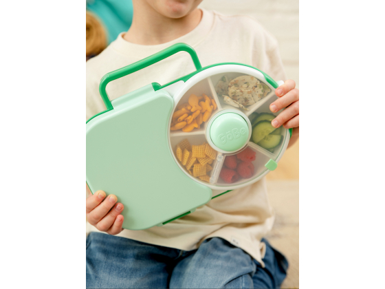 GöBe kids matboks med spinner grønn