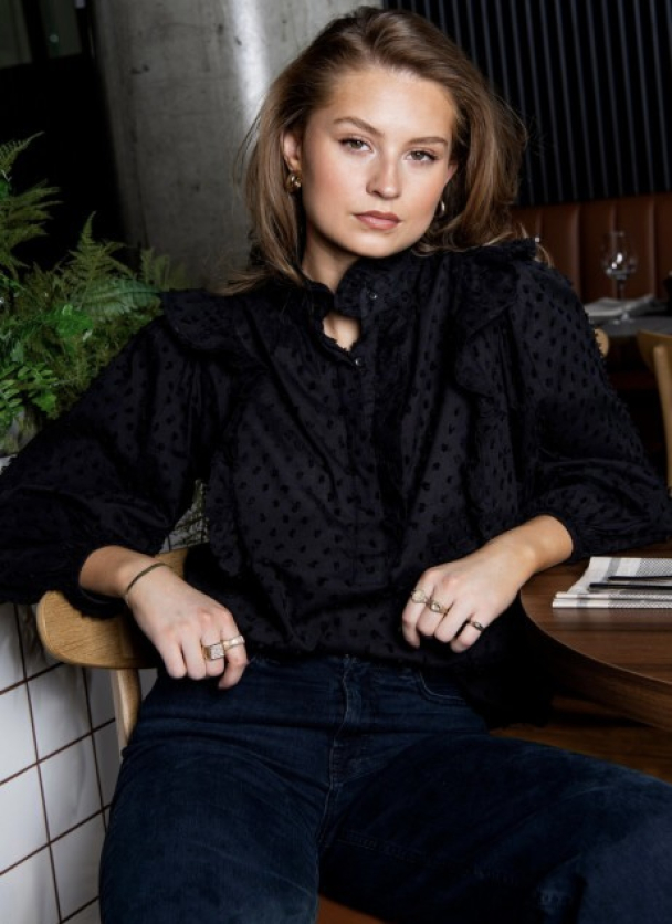 Maya Blouse - Day Black  - Image 2