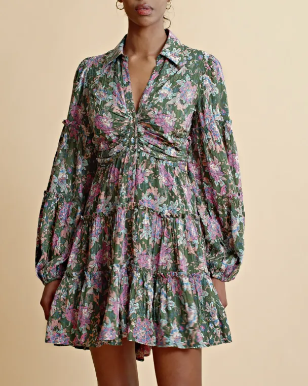 Boho Shirt Dress - Roses - Image 5
