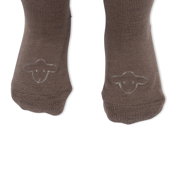 Ullstrømpebukse Antiskli - Brun - Image 2