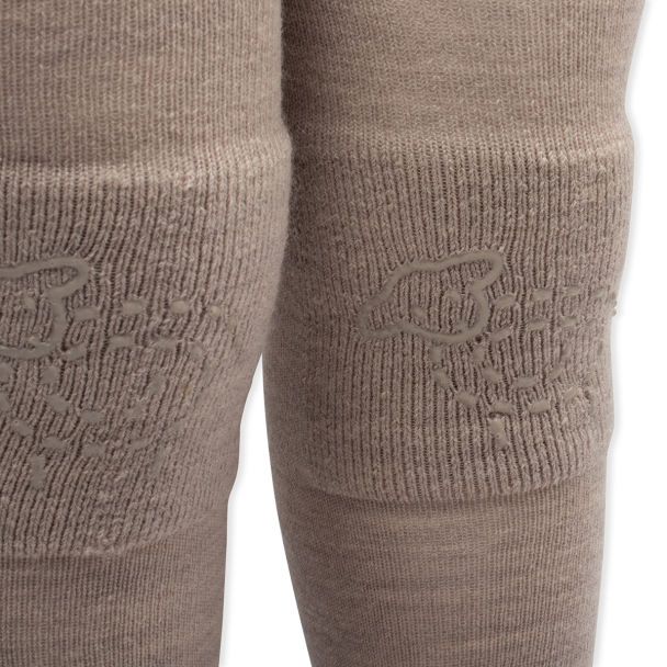 Ullstrømpebukse Antiskli - Beige - Image 3