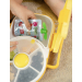 GöBe kids matboks med spinner gul