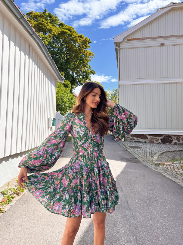 Boho Shirt Dress - Roses - Image 6