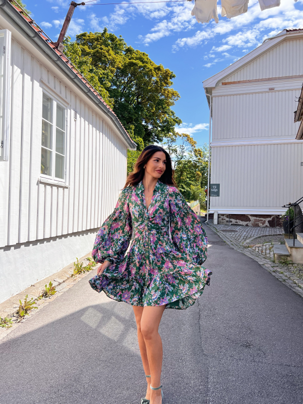 Boho Shirt Dress - Roses - Image 9