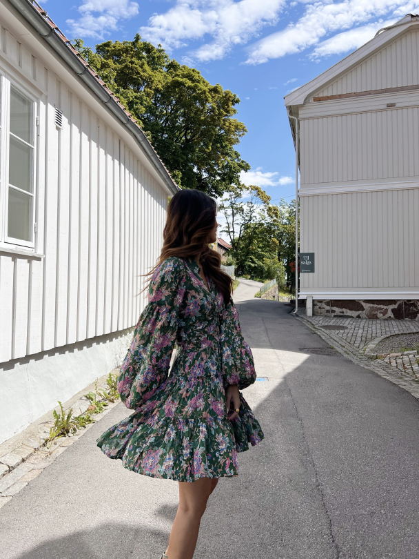 Boho Shirt Dress - Roses - Image 10