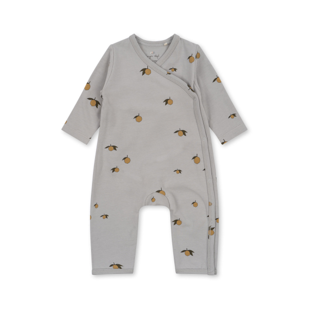 KONGES SLØJD - BASIC NEWBORN ONESIE LEMON HARBOR - Image 1