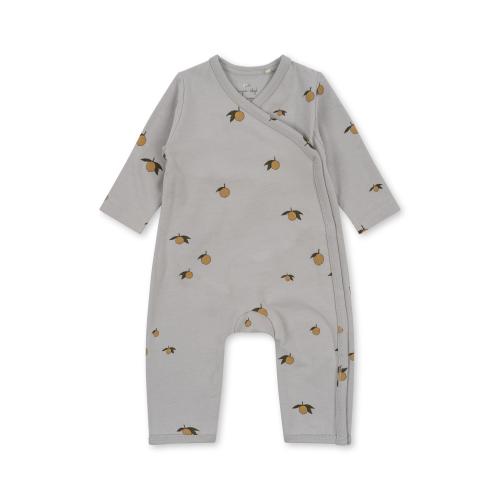 KONGES SLØJD - BASIC NEWBORN ONESIE LEMON HARBOR