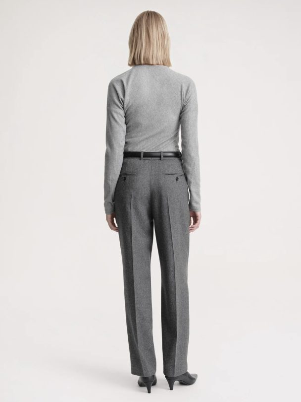 Double-Pleated Tailored Trousers - Image 2