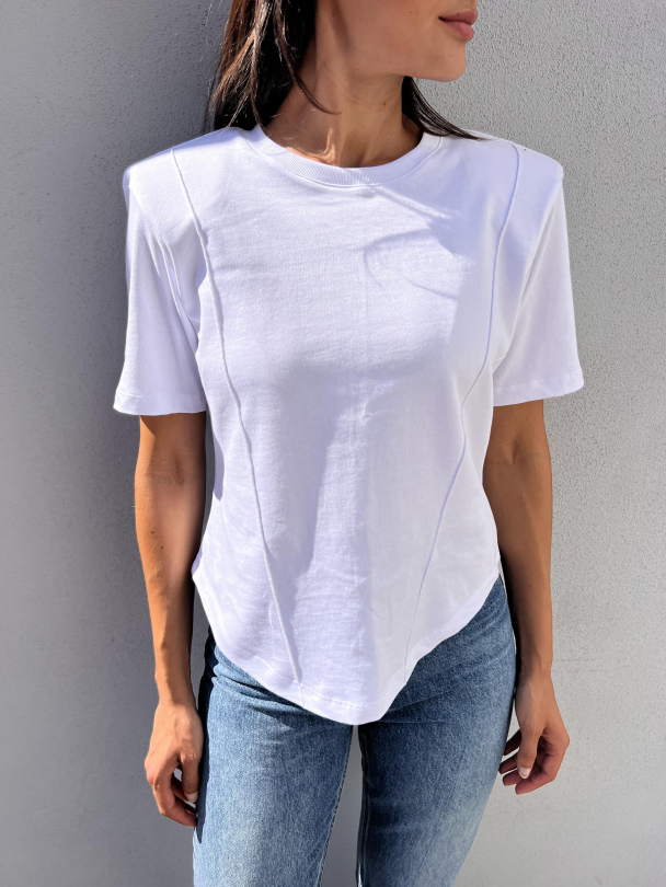 Shiloh Tee - Bright White  - Image 1