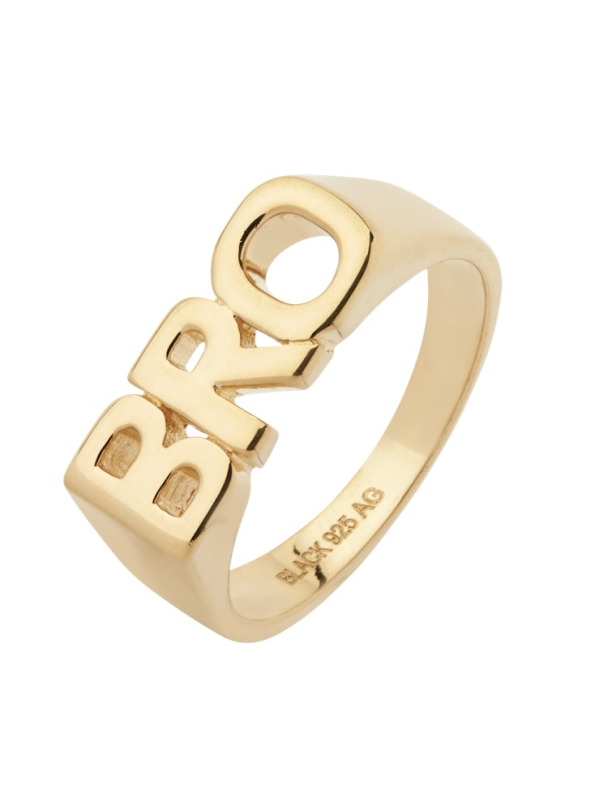 Bro Ring Goldplated Silver - Image 2