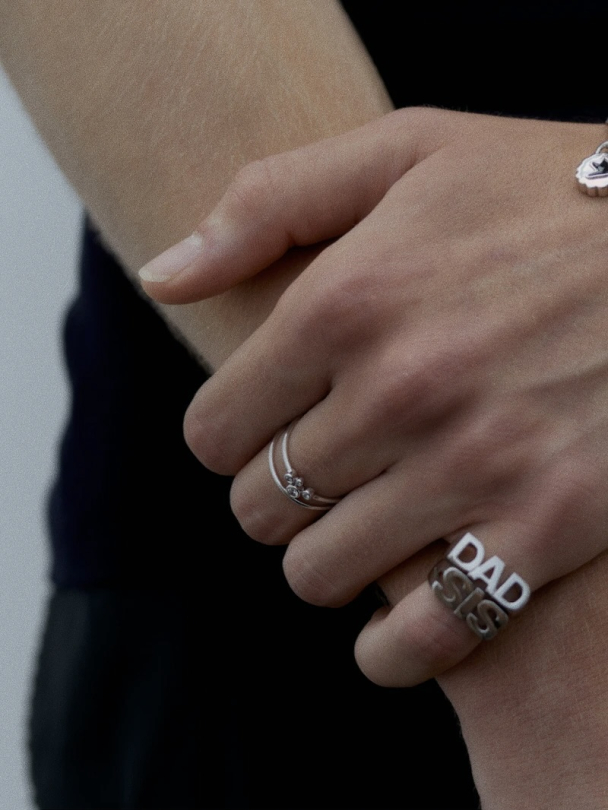Dad Ring Silver - Image 1