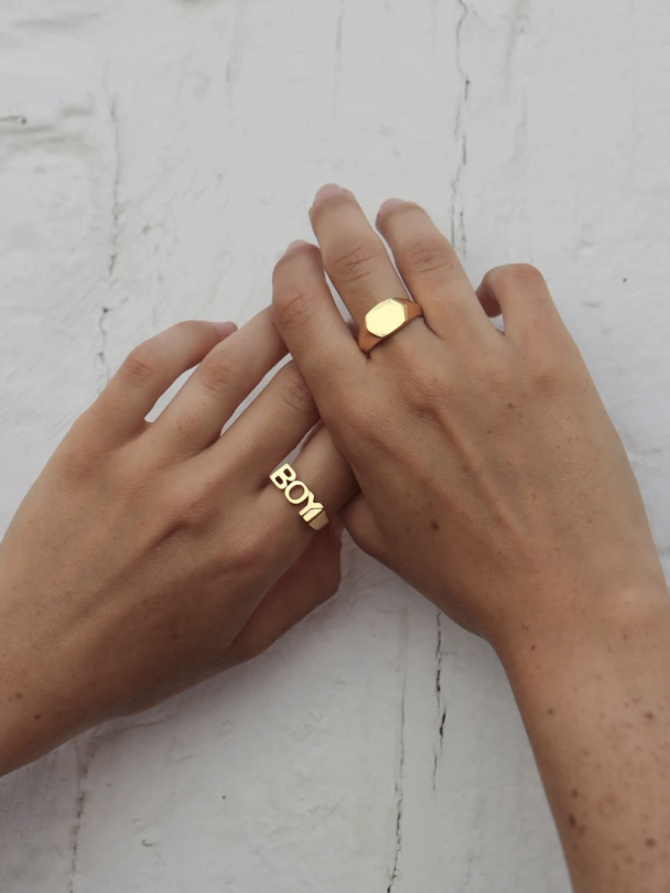 Boy Ring Goldplated Silver - Image 1