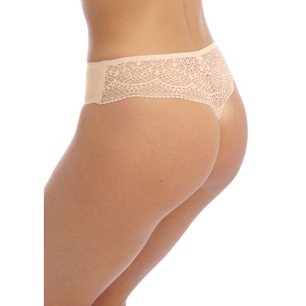 Lace Ease Black Invisible Stretch Thong
