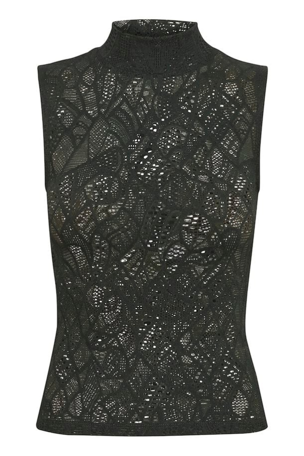 Hilma Lace Tank Top - Jet Set - Image 3