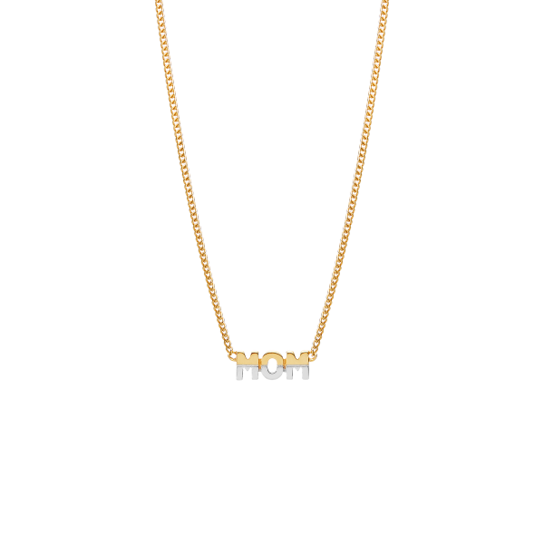 MOM TWO-TONE 43 NECKLACE