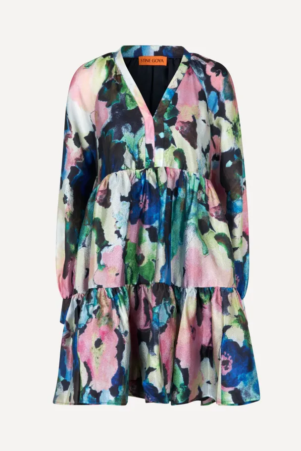 Jasmine Dress Short - Frosted Floral Day - Image 3