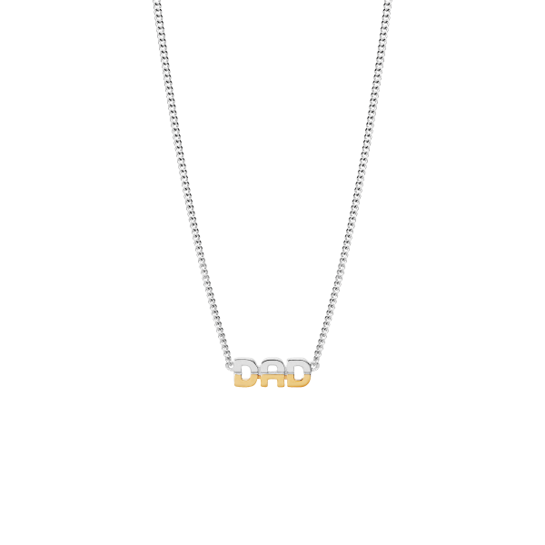 DAD TWO-TONE 43 NECKLACE