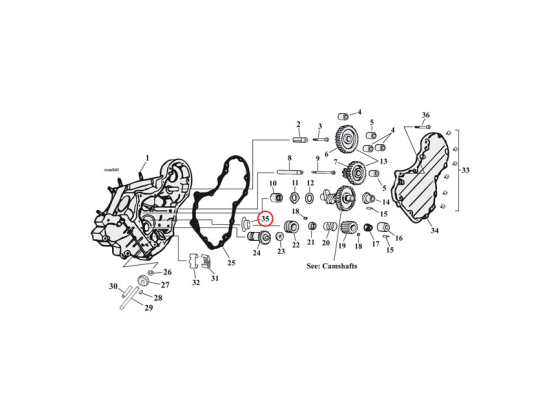 SEAL RING, PINION SHAFT