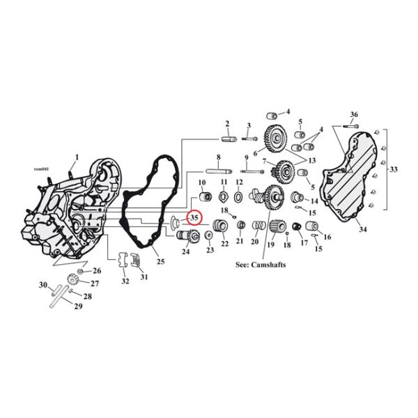 SEAL RING, PINION SHAFT