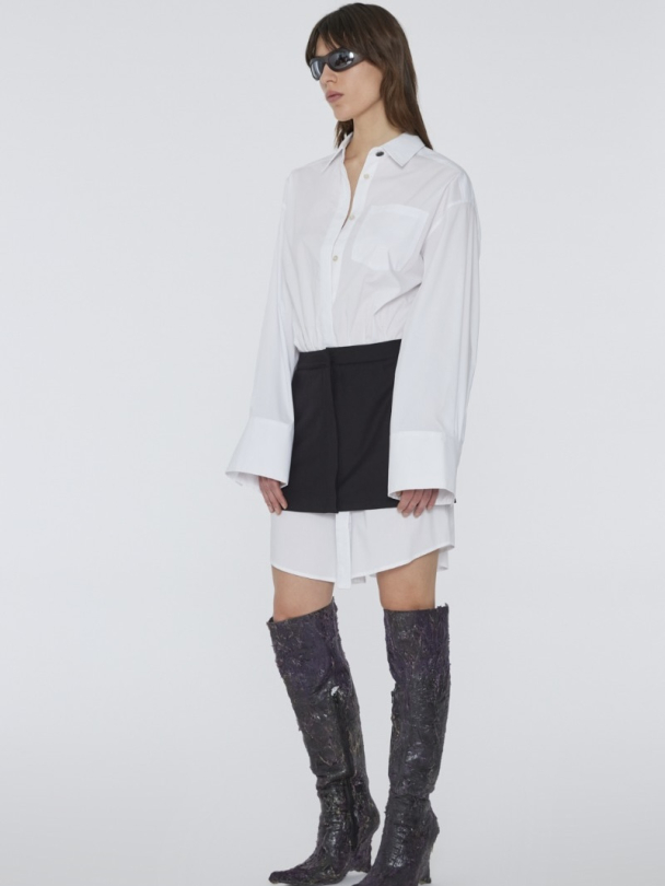 Layered Suiting Dress - Image 3