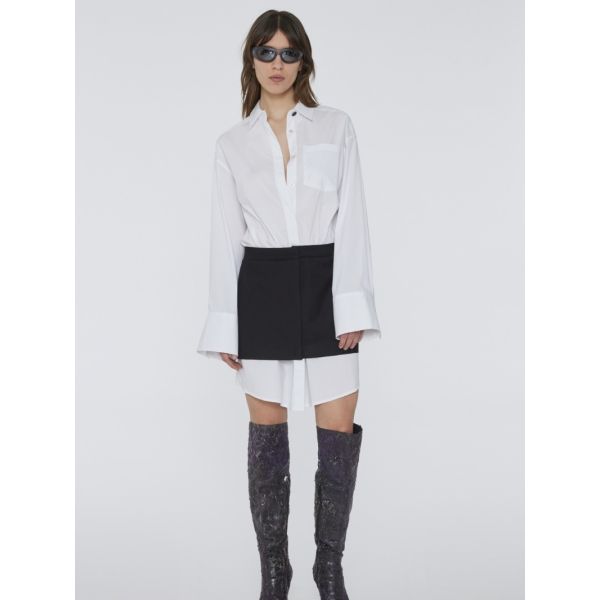 Layered Suiting Dress