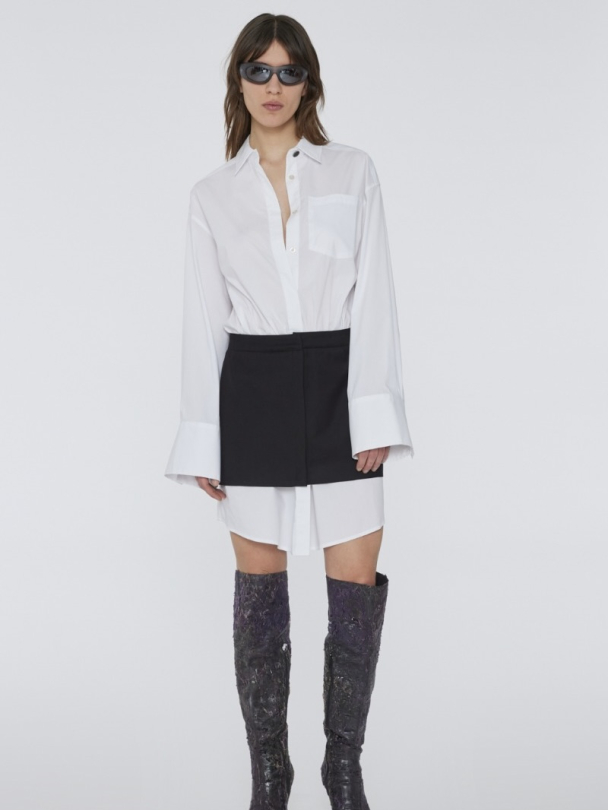 Layered Suiting Dress - Image 1