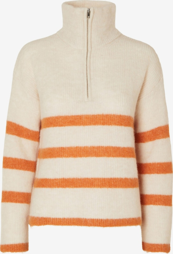 Maline Knit Half Zip - Birch - Image 2