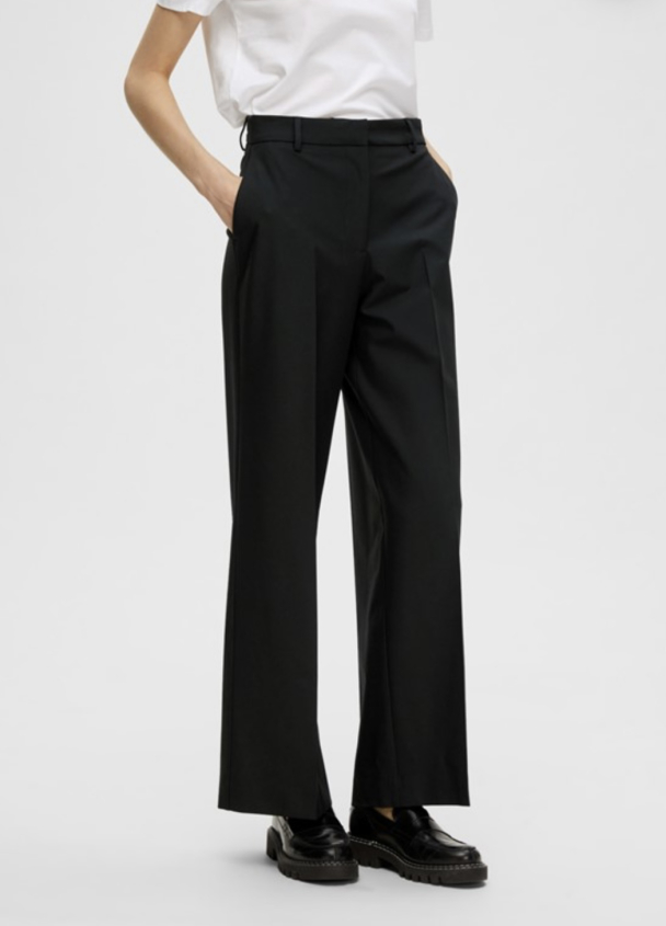 Eliana Straight Pant - Black  - Image 3