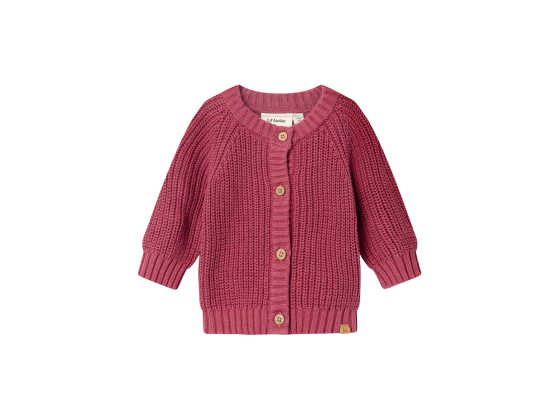 Emlen Cardigan Baby, Dry Rose - Lil' Atelier