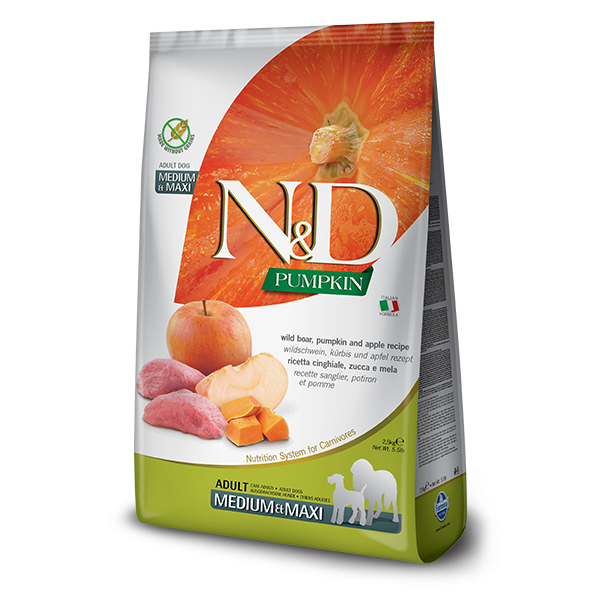 N&D Pumpkin Dog Wild Boar & Apple,12kg