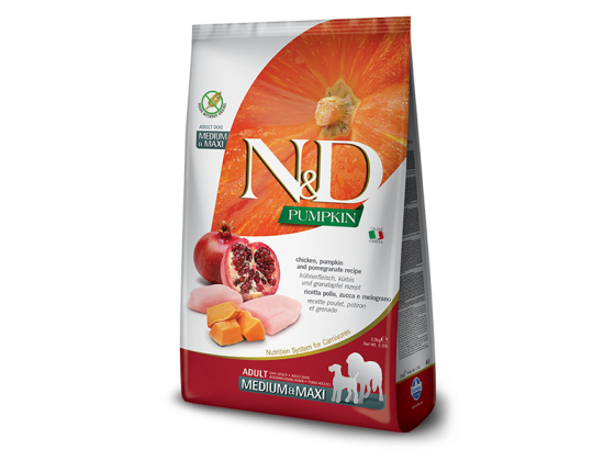 N&D Pumpkin Dog Chicken & Pomegranate,12kg