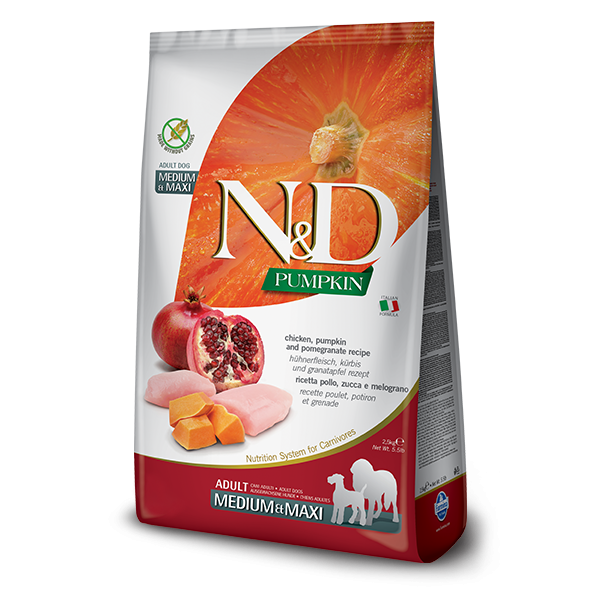 N&D Pumpkin Dog Chicken & Pomegranate,12kg