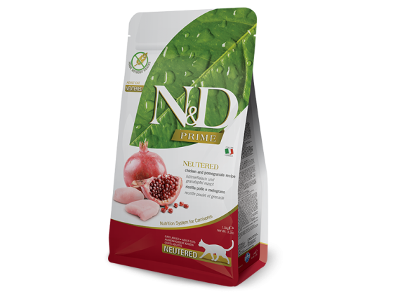 N&D Prime Cat Chicken & Pomegranate Neutered, 5kg