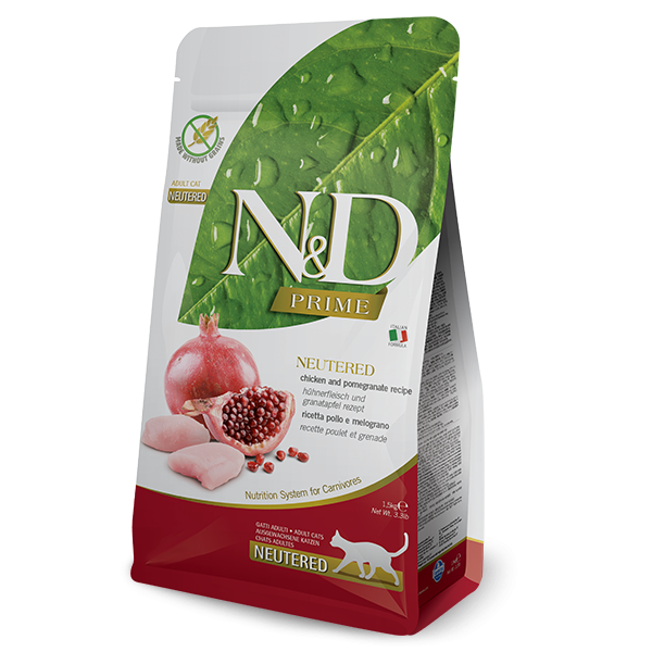 N&D Prime Cat Chicken & Pomegranate Neutered, 5kg