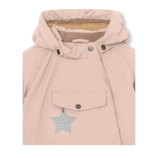 MINI A TURE | WANG Vinterjakke Fleece - Rose Dust - Image 5