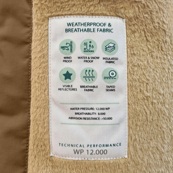 MINI A TURE | WANG Vinterjakke Fleece - Wood - Image 6