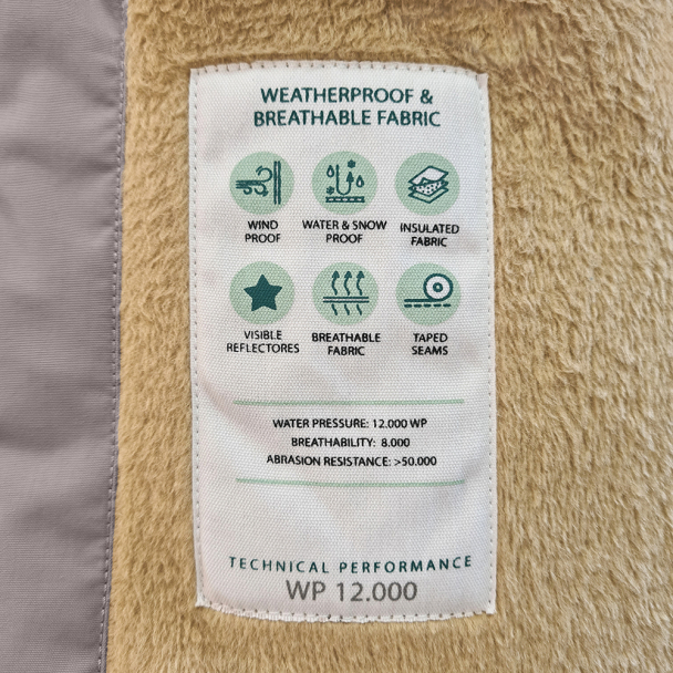 MINI A TURE | WISTI Vinterdress Fleece - Zinc Purple - Image 6