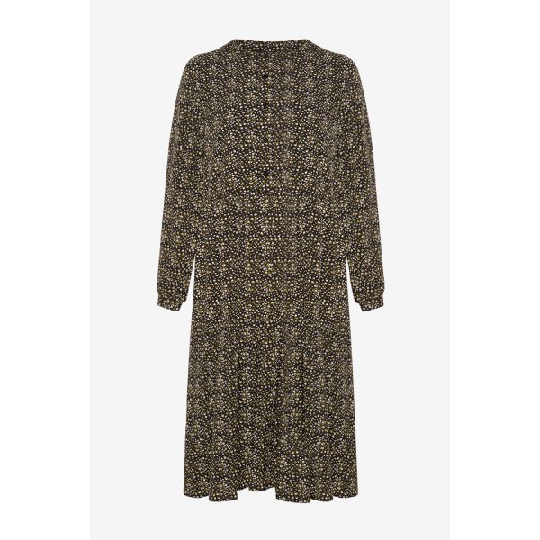 Porter Lipe Dress - Black/Camel Flower