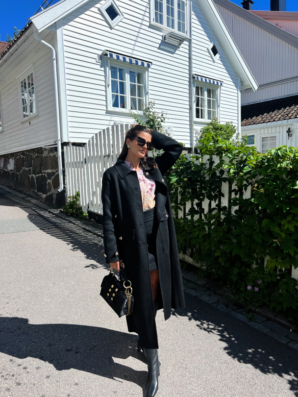 Tailored Coat - Black  - Image 4