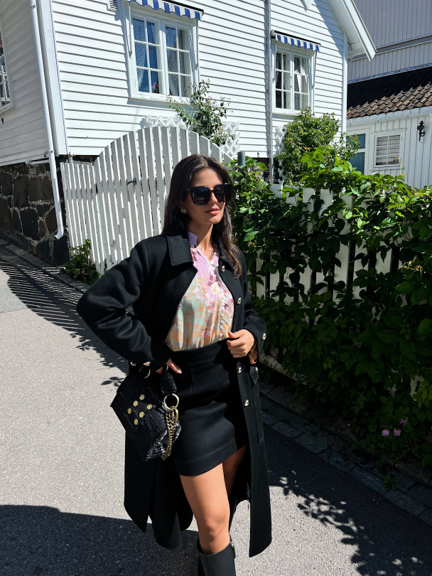 Tailored Coat - Black  - Image 6