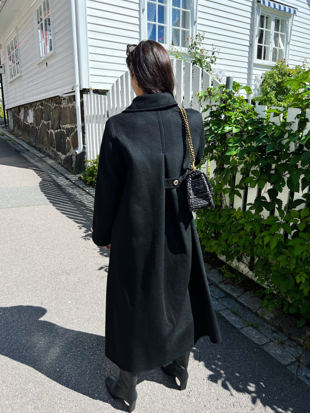 Tailored Coat - Black  - Image 9