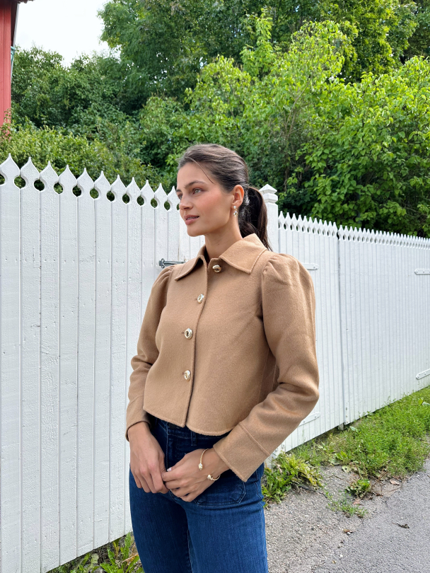 Tailored Jacket - Camel  - Image 5