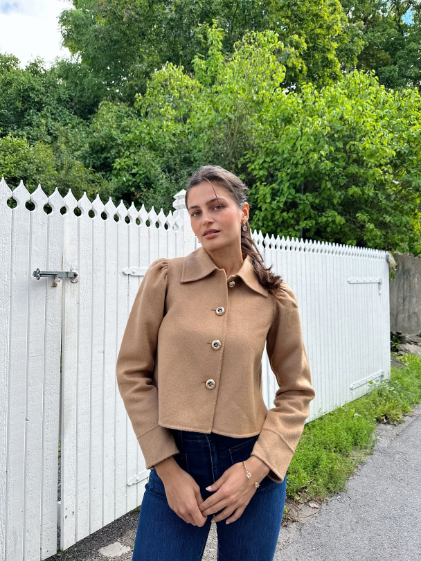 Tailored Jacket - Camel  - Image 6